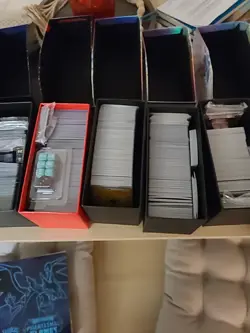 10 Pokemon Etbs with Bulk! Lot TCG Cards Common Uncommon 9 Players Guides! - Image 2