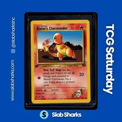 2000 POKEMON GYM CHALLENGE 1ST EDITION #60/132 BLAINE'S CHARMANDER - Image 1