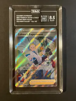 TAG 8.5 Pokemon Colress's Experiment GG59/GG70 Crown Zenith Gallery Ultra Rare - Image 1