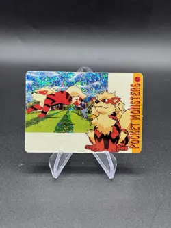 Arcanine Holo Pokemon Vintage Pocket Monsters Vending Prism Sticker 17 - Image 1