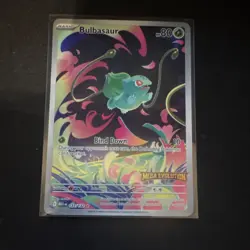 Pokemon Bulbasaur 133/132 Me01: Mega Evolution Rare Full Art Basic 80 HP - Image 1