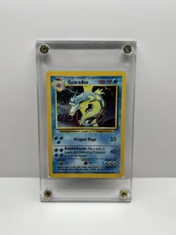 Pokemon TCG Gyarados Base Set 6/102 Holo Unlimited Holo Rare Est. PSA 8 - Image 1