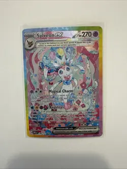 Pokemon TCG Prismatic Evolutions Sylveon EX SIR 156/131 NM - Image 1