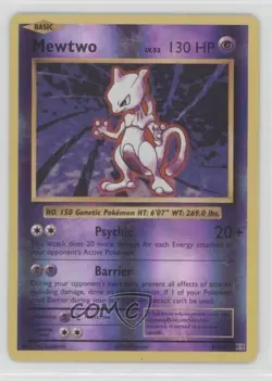 Mewtwo Reverse Foil Pokemon XY Evolutions 20th Anniversary #51 - Image 1
