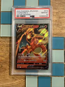 GRADED PSA 10 2022 Pokemon JPN.SWSH Charizard V VStar Universe #013 - Image 1