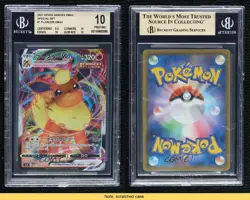Flareon VMAX Japanese Pokemon Eevee Heroes Special Subset BGS 10 PRISTINE READ - Image 3