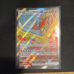 Pokemon Team Rocket's Moltres ex 208/182 Ultra Rare Holo 220 HP - Image 1