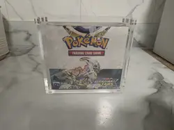 Pokemon Brilliant Stars Booster Box SEALED w/ Acrylic Protective Case See Pics 820650819964 - Image 1