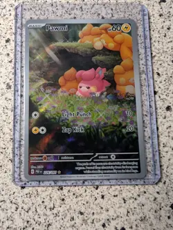 Pokemon TCG Pawmi 226/091 Paldean Fates NM Illustration Rare Holo PAF - Image 1