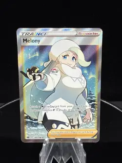 Pokemon TCG Melony (Full Art) Ultra Rare SWSH06: Chilling Reign 195/198 - Image 1