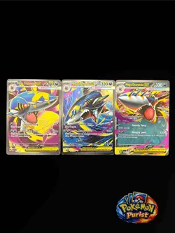 Mega Sharpedo ex 127/094 SIR Special Illustration Pokemon Phantasmal Flames SET* - Image 1