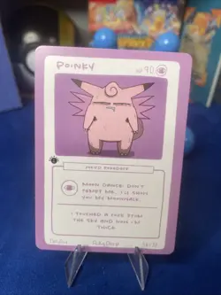 Poinky (Clefable) 36/38 - 1st Edition Pokederp Second Print Fan Art - Pokemon - Image 1