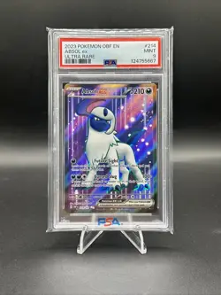 PSA 9 Mint 2023 POKEMON OBF EN-OBSIDIAN FLAMES ULTRA RARE #214 ABSOL EX - Image 1