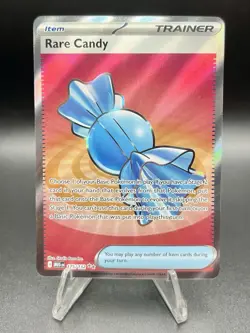 Pokemon TCG Trainer Rare Candy 175/132 Full Art Ultra Rare Holo Mega Evolution - Image 1