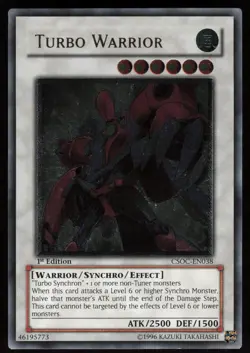 Turbo Warrior CSOC-EN038 1st Edition EURO Ultimate Rare Yu-Gi-Oh - Image 1