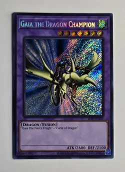 Yugioh Gaia The Dragon Champion LOB-EN125 Legend Of Blue Eye 25th Anniversary NM - Image 1