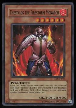 Thestalos the Firestorm Monarch DR3-EN081 Dark Revelation Volume 3 Yu-Gi-Oh - Image 1