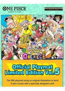 PRESALE ONE PIECE Official Playmat Limited Edition w/ LUFFY PROMO Vol.5- ENGLISH - Image 1