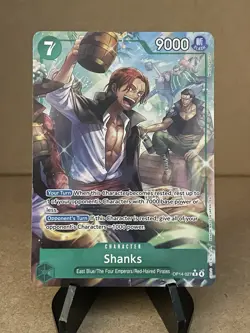 One Piece OP14-027 The Azure Sea's Seven Shanks Alt Art English - Image 1