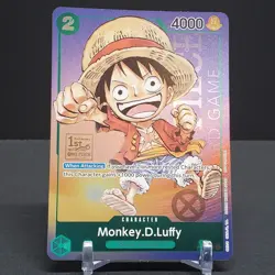 Monkey D. Luffy P-037 One Piece 1st Anniversary Tournament Promo Holo - Image 2