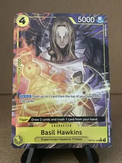 One Piece Basil Hawkins Premium Booster-The Best-Vol.2 OP10-109 Alt Art - Image 1