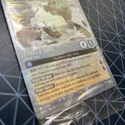 Tinker Bell Giant Fairy Glitter Foil Promo Disney Lorcana Fabled New Sealed - Image 2