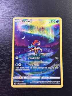Pokemon TCG Keldeo Card GG07/GG70 Crown Zenith Galarian Gallery NM - Image 1