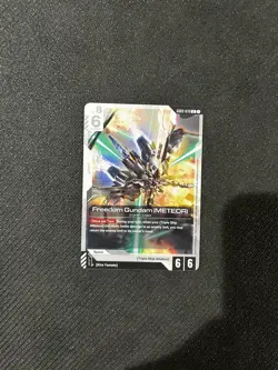 Gundam Card Game Freedom Gundam Meteor Boost Kit 01 Promo GD03-076 U English - Image 3