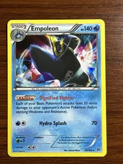 Empoleon 38/162 Rare Holo Card Breakthrough Pokemon TCG LP - Image 1