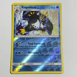 Empoleon 34/156 Rare Reverse Holo Card SM - Ultra Prism Pokemon TCG NM - Image 1