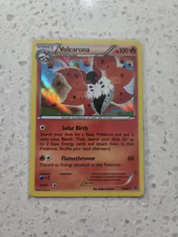 Volcarona 17/98 XY Ancient Origins Holo Pokemon Card NM - Image 1