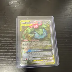 Pokemon Venusaur & Snivy GX SM229 Sm Promo TAG TEAM Holo 270HP English Card - Image 1