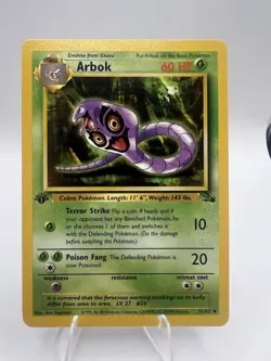 1st Edition Arbok 31/62 Fossil Set Rare Vintage 1999 Pokemon Card - NM - Image 1