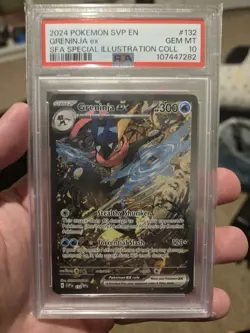 Greninja ex 132 Sv: Scarlet & Violet Promo Cards 132 PSA 10 - Image 1