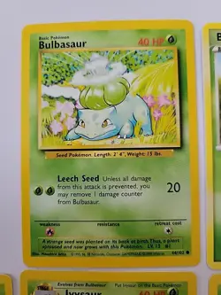 Collection of 8 Bulbasaur and Ivysaur English and Japanese Pokemon Cards - Image 4