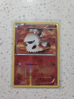 Larvesta 16/98 XY Ancient Origins Reverse Holo Pokemon Card NM - Image 1