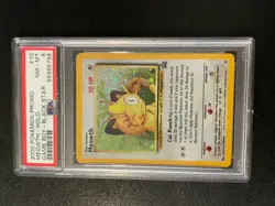 PSA slab NEAR MINT - MEOWTH Promo Card #10 Black Star Holo - Image 1
