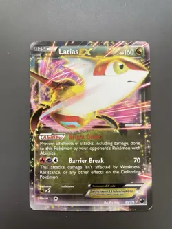 Pokemon TCG Latias EX 85/116 Ultra Rare Card Plasma Freeze - Image 1