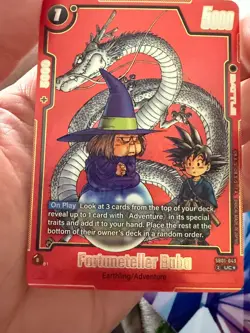 Fortuneteller Baba SB01-049 Alternate Art Manga Booster 01 Dragon Ball Card Eng - Image 1