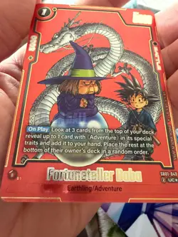 Fortuneteller Baba SB01-049 Alternate Art Manga Booster 01 Dragon Ball Card Eng - Image 2