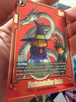 Fortuneteller Baba SB01-049 Alternate Art Manga Booster 01 Dragon Ball Card Eng - Image 3