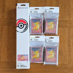 Pokemon Center Dreamy Dragonite Card Sleeves (4 Packs) & Playmat - Image 1