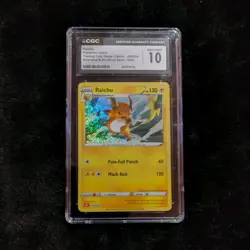 Pokemon Raichu 009/034 Trading Card Game Classic Holo CGC 10 - Image 1