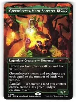 Greensleeves, Maro-Sorcerer (Rainbow Foil) Secret Lair Drop Foil Mythic MTG NM - Image 1