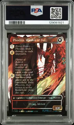 2025 MTG FINAL FANTASY JOSHUA, PHOENIX'S DOMINANT/PHOENIX, WARDEN OF FIRE PSA 10 - Image 2