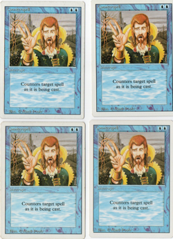 Revised 3rd Edtion MTG Playset Counterspell Magic - Image 1