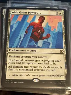 With Great PowerC R0024 Spider Man NM MTG - Image 1