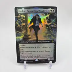 Morlun, Devourer of Spiders Extended Art Foil R0257 MTG Spider-Man MTG - Image 1