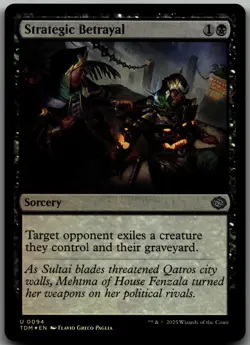 Strategic Betrayal U Tarkir: Dragonstorm 94 NM - Image 1