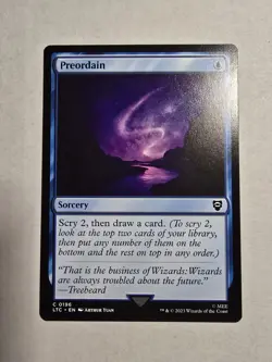 Preordain Commander: the Lord of the Rings: Tales of Middle-Earth Regular - Image 1